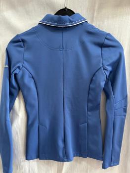 Preview: EQUI-THÈME Turnierjacke Soft Couture Kinder Königsblau Gr. 152, 164